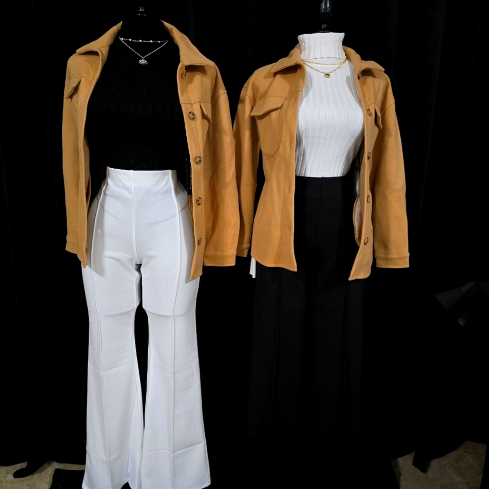 Button down pocketed jacket